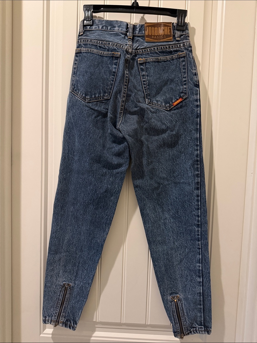 Vintage 80’s Jordache Stone Wash High Waist Mom Jeans Zip Ankle Sz 7/8